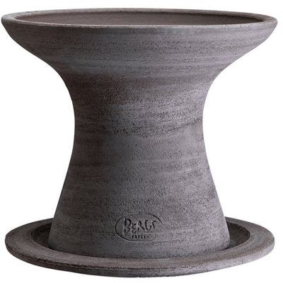Celeste, grå terracotta - bord, piedestal og krukke i ét