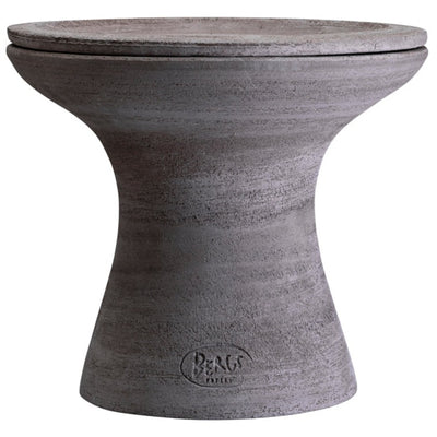 Celeste, grå terracotta - bord, piedestal og krukke i ét