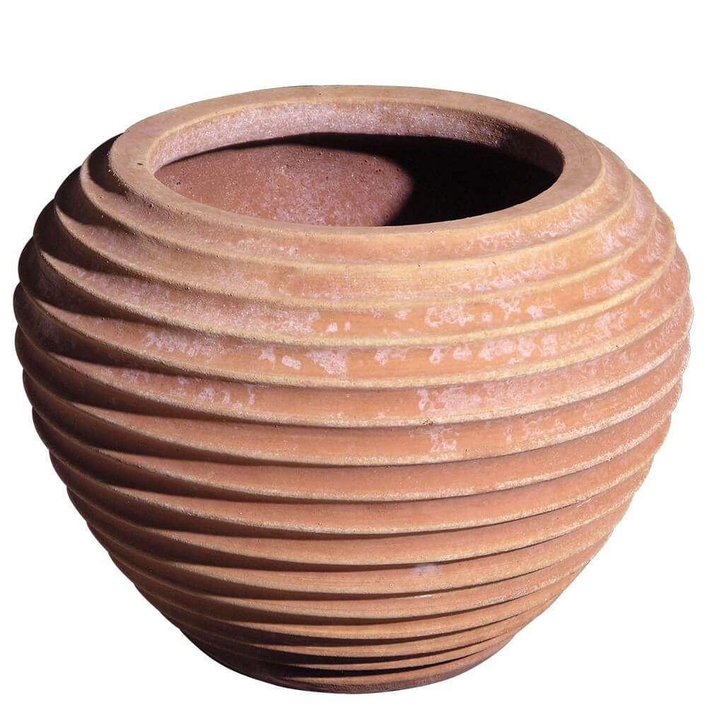 Palla rigata - rosa terracotta